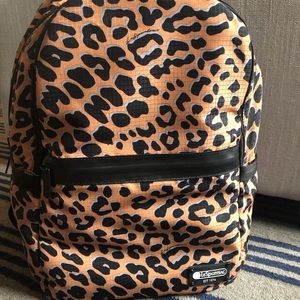 Lesportsac leopard backpack